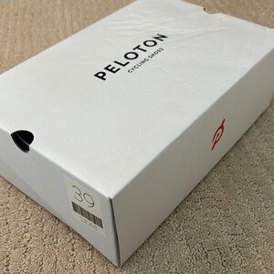 Peloton White Shoe Box with Logo